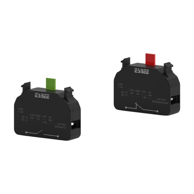 Esbee Push button and contact block, Contact block
