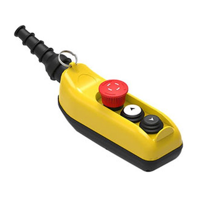 Esbee Crane pendant and push button station, 3-way