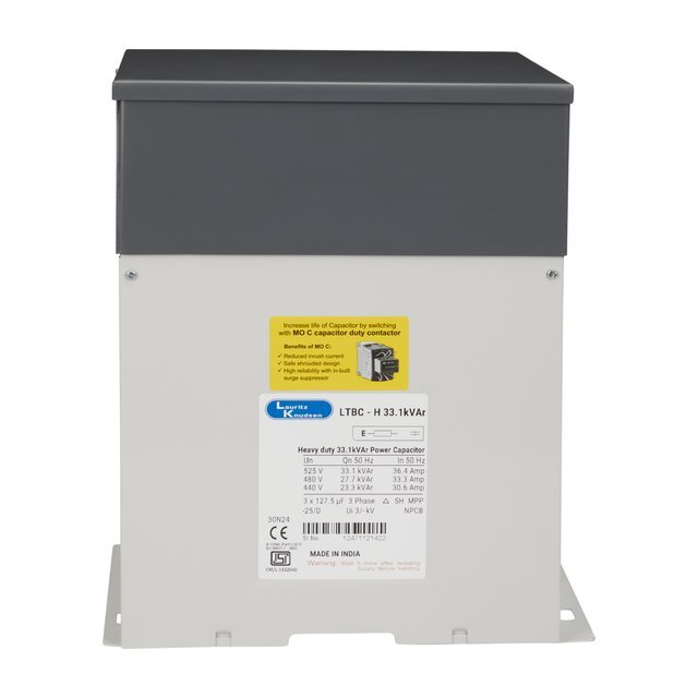 L&T (Lauritz Knudsen) Power factor correction capacitor, Box